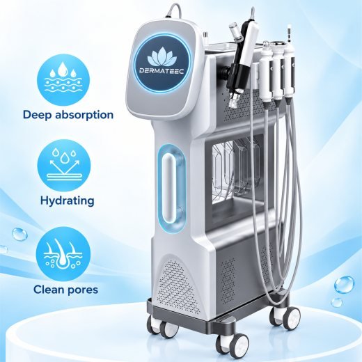 Dermateec 10-in-1 Super Bubble Hydra Facial Machine with Skin Analyzer System — Dermateec aesthetic equipment