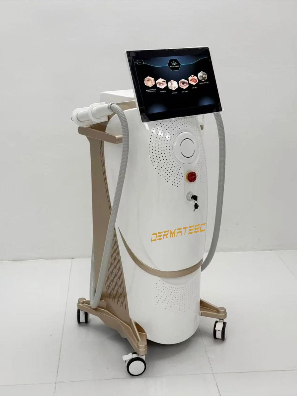 Dermateec 2-in-1 Triple Wavelength Diode Hair Removal & Pico Laser Machine — professional diode laser machine equipment supplied by Dermateec